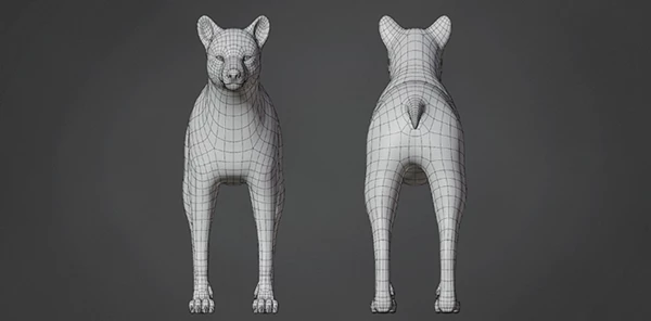 Wolf Base Mesh