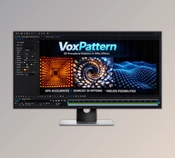 VoxPattern - Rendering geometric patterns directly in 3D space by Aescripts (v1.0 for Win, Mac)