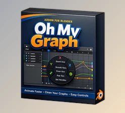 Oh My Graph – Graph Editor Blender Addon (v2.1.0) by Superhivemarket
