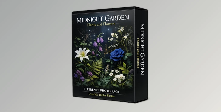 Midnight Garden Plants and Flowers
