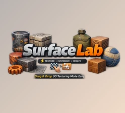 Surface Lab - Blender surfacing toolkit (3D Print Textures) by Superhivemarket