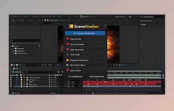 SceneStasher - Animation Bookmarker and Retimer for Ae by <span class='badge badge-warning'>Aescripts</span> (v1.0.0)