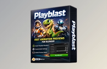 Playblast - <span class='badge badge-warning'>Blender</span> Addon by Superhivemarket (v1.3.4)