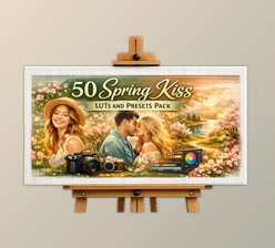 50 Spring Kiss LUTs and Presets Pack by Artstation (Eldamar Studio)