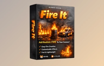 <span class='badge badge-warning'>Fire</span> It! - Blender Addon by Superhivemarket (v1.0)