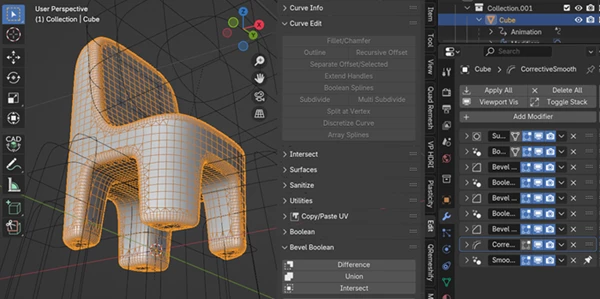 Boolean Bevel Addon
