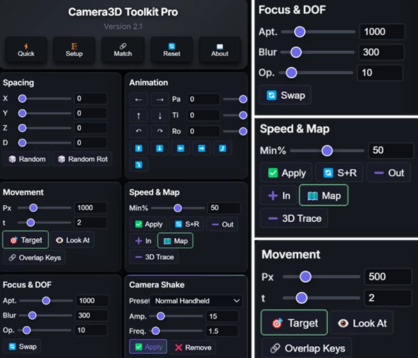 Camera 3D Toolkit Pro