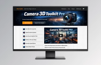 Camera 3D Toolkit Pro: 3D camera animations in Ae by <span class='badge badge-warning'>Aescripts</span> (v3.5)