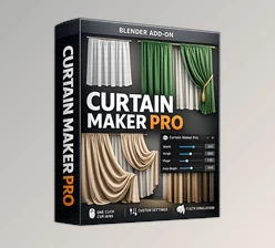 Curtain Maker Pro - Blender Addon by Superhivemarket (v1.1.6)