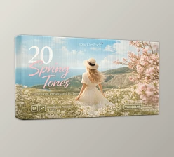 20 Spring Tones - Presets and LUTs for Lightroom by sparklestock
