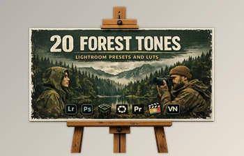 20 Forest Tones - <span class='badge badge-warning'>Presets</span> and LUTs for <span class='badge badge-warning'>Lightroom</span> by Sparklestock