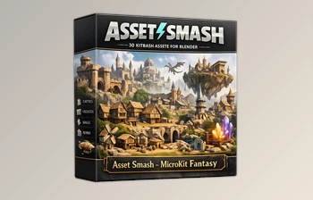 <span class='badge badge-warning'>Blender</span> Asset Smash - MicroKit (Fantasy) by superhivemarket