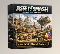 Blender Asset Smash - MicroKit (Fantasy) by superhivemarket