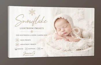Snowflake <span class='badge badge-warning'>Lightroom</span> <span class='badge badge-warning'>Presets</span>: Perfect whites tones by Jessica G. Photography