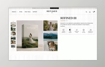 Refined III: <span class='badge badge-warning'>Lightroom</span> Preset <span class='badge badge-warning'>Collection</span> by REFINED Co