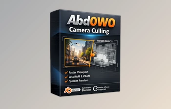 Abd0W0 <span class='badge badge-warning'>Camera</span> Culling (V3): Addon for <span class='badge badge-warning'>Blender</span> (4.5+)