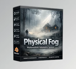 Physical Fog Addon (v1.01 Pro): Photorealistic Volumetric System for Blender by Superhivemarket