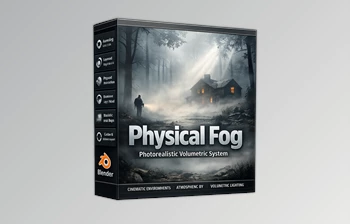 Physical Fog Addon (v1.01 Pro): Photorealistic Volumetric <span class='badge badge-warning'>System</span> for <span class='badge badge-warning'>Blender</span> by Superhivemarket