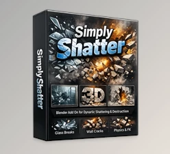  Simply Shatter - Blender Addon by Superhivemarket (v1.0.19)