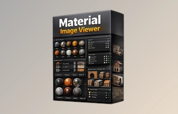 Material Image Viewer - Blender Addon by Superhivemarket (<span class='badge badge-warning'>v1.1.0</span>)