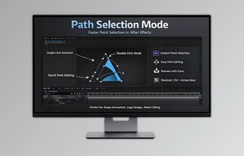 <span class='badge badge-warning'>Path</span> Selection Mode by <span class='badge badge-warning'>Aescripts</span> (v2.1 for Win, Mac)