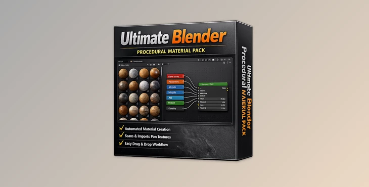 Ultimate Blender Procedural Material Pack