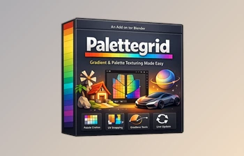 Palettegrid - <span class='badge badge-warning'>Blender</span> Addon by Superhivemarket (v1.2.1)