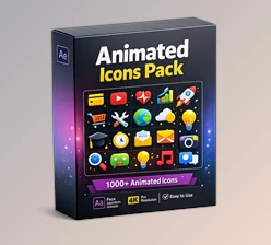 Animated Icons Pack for Ae by Black_motion (Videohive 63293687)
