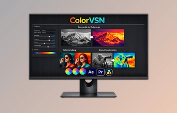 ColorVSN - Unique colormap styles by <span class='badge badge-warning'>Aescripts</span> for Adobe & OFX (v1.1 for Win, Mac)
