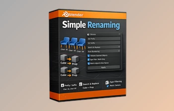 Simple Renaming - <span class='badge badge-warning'>Blender</span> Addon by Superhivemarket (v2.1.6)