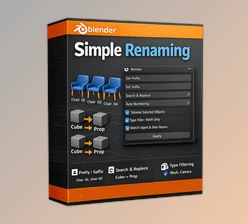 Simple Renaming - Blender Addon by Superhivemarket (v2.1.6)