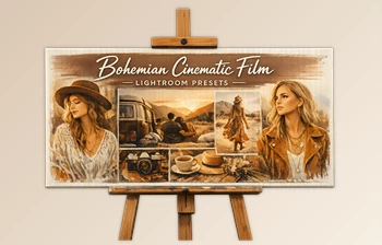 Bohemian Cinematic Film <span class='badge badge-warning'>Lightroom</span> Presets by FilterGrade