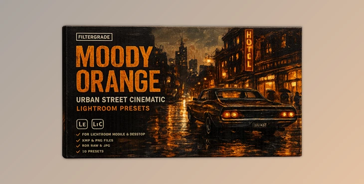 Moody Orange Urban Street Cinematic