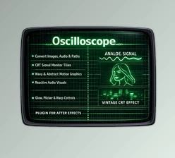 Oscilloscope - Image to Glowing Analog Oscilloscope Trace in Ae by Aescripts (v1.0)