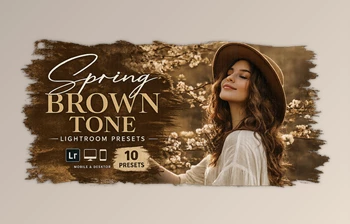 Spring Brown Tone - <span class='badge badge-warning'>Lightroom</span> Presets by FilterGrade