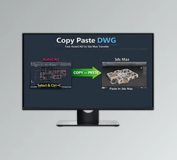 Copy Paste DWG - 3ds Max tool by Pixamoon (v2.00.00)