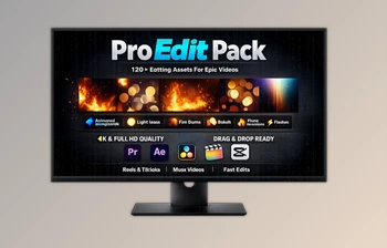 Pro Edit <span class='badge badge-warning'>Pack</span> for all the editing by Editingshift