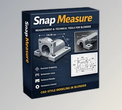Snap Measure - Blender Addon by Superhivemarket (v2.4.6)