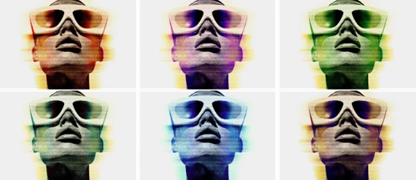 Bad Color Print Photo Effect