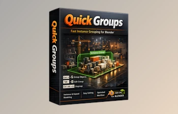 <span class='badge badge-warning'>Quick</span> Groups (Instances) - Blender Addon by Superhivemarket (v0.4.0)