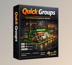 Quick Groups (Instances) - Blender Addon by Superhivemarket (v0.4.0)