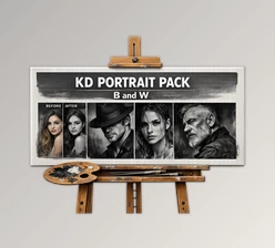 PORTRAIT PACK (B & W) for Lightroom By KDPresets