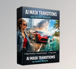 AI Mask Transitions for DaVinci Resolve by Quarz (Videohive 63054504)