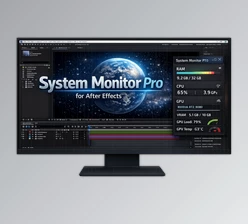 System Monitor Pro for After Effects by Aescripts (v1.0.0)