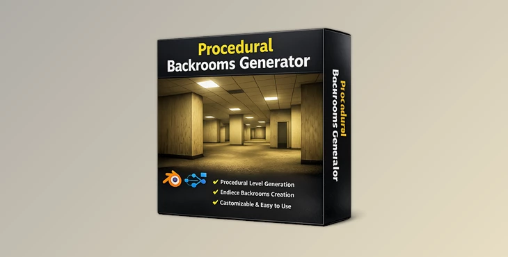 Procedural Backrooms Generator