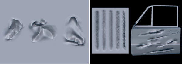 Metal Dents Brushes for Zbrush