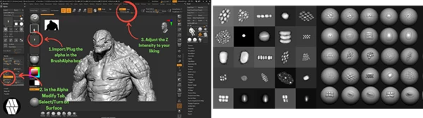 Scale Alphas and VDM Brush