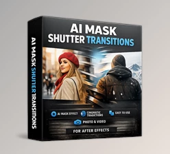 AI Mask Shutter Transitions By Quarz for Ae (Videohive 63592878)