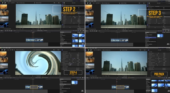 Twirl Transition Pack for Final Cut Pro