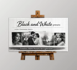 Black and White Presets by Laura Strandberg for Lightroom